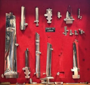 Collezione di palette di turbina a vapore Franco Tosi 